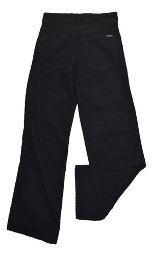 Pantalon Jean Mujer Dama Palazzo Wide Leg Mom Calce Perfecto