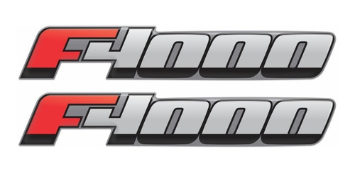 Adesivo Emblema Ford F4000 2014 2015 Resinado Par Res38