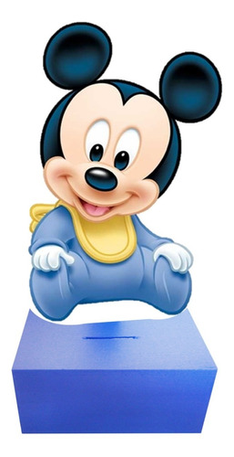 20 Alcancias Mickey Mouse Bebe Centro De Mesa O Recuerdos
