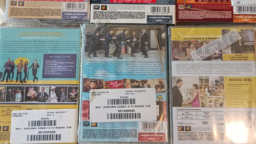 Dvd Como Conoci A Tu Madre Temporada 1-2-4-5-8-9 (Usado)