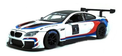 Miniatura Carro Bmw M6 Gt3 Com Luz E Som