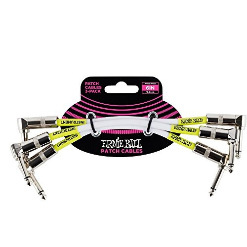 Ernie Ball 6 Angle Angle Patch Cable 3 Pack