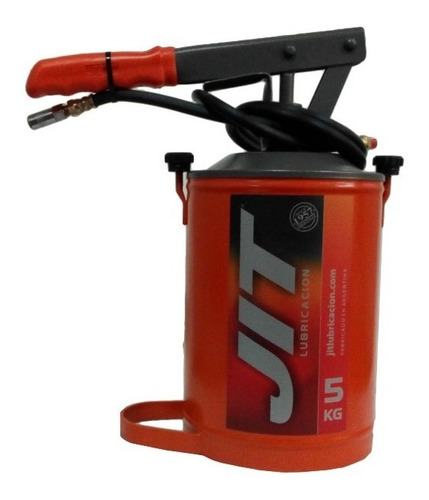 Imagen 4 de 7 de Grasera Engrasadora Manual 5kg Jit Nac No Vulcano + Guantes