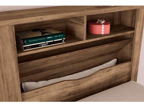 Cama Tradicional Santos Andirá Santos Andirá Casal Cor Marrom-claro Com Um Design De Princesas Fabricado Em Alumínio