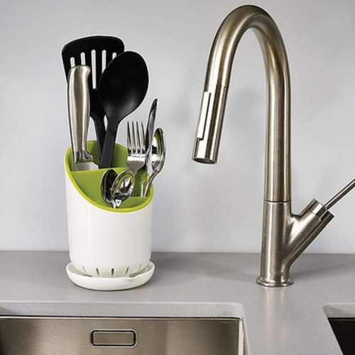 Imagen 2 de 8 de Escurridor Cubiertos Utensilios Cocina Organización Hogar