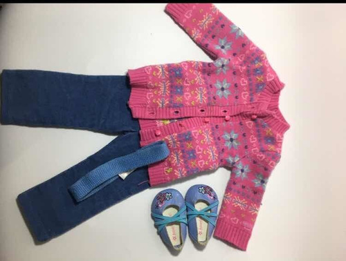 Muñeca Y Outfit Suéter American Girl Doll (Usado)