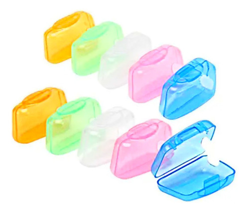 Pack De 5 Fundas Para Cepillo De Dientes Color Azul