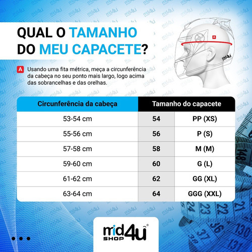 Capacete Fechado Para Moto Yamaha Fazer + Viseira Fumê Tamanho Do Capacete 56 Cor Azul