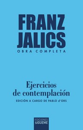 Ejercicios De Contemplación Prologo Dors Franz Jalics