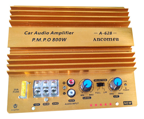 Amplificador De Potencia De Audio Para Coche De 800 W Amplif