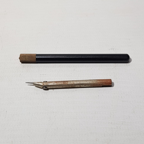 Imagen 8 de 9 de Antiguo Compás Alemán Con Accesorio Y Estuche Mag 59380
