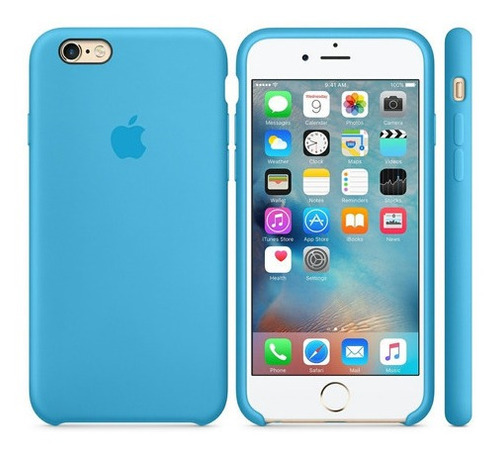 Imagen 1 de 3 de Silicone Case Apple Forro Para Celular iPhone 6s Teléfono 