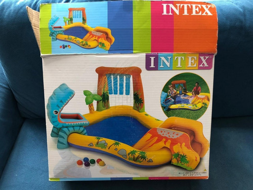 Centro De Juegos Acuático Inflable Intex Dinosaurios