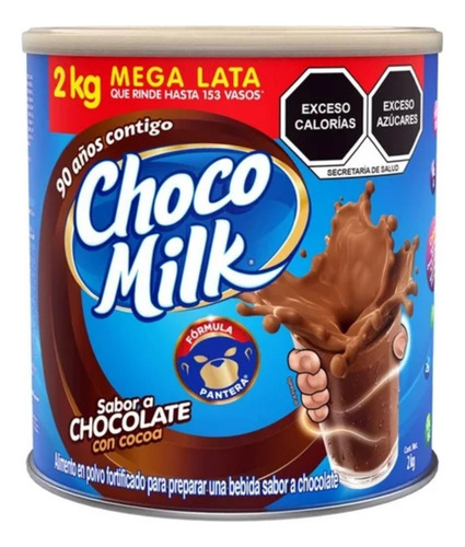 Choco Milk Sabor A Chocolate Con Cocoa Lata 2 Kg