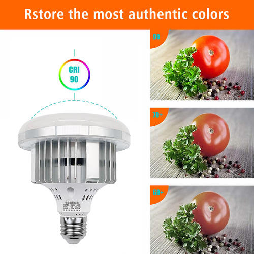 Bombilla Led De 85 W, 3200k-5500k, Bombilla De Fotografía