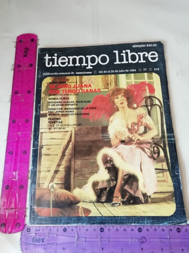Revista Tiempo Libre No 219 Julio 1984