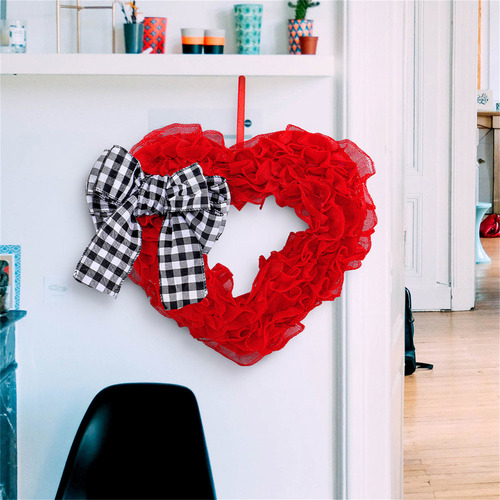 Guirnalda De San Valentín, Decoración Para Puerta De Entrada
