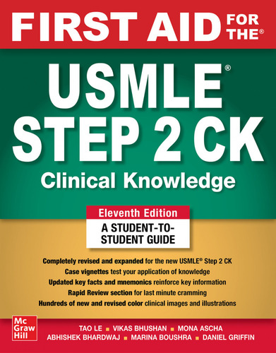 First Aid For The Usmle Step 2 Ck, Eleventh Edition  -  Le,