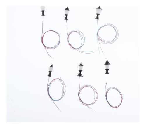 ... 10x Modelo De Luces De Calle En Miniatura Led Ho