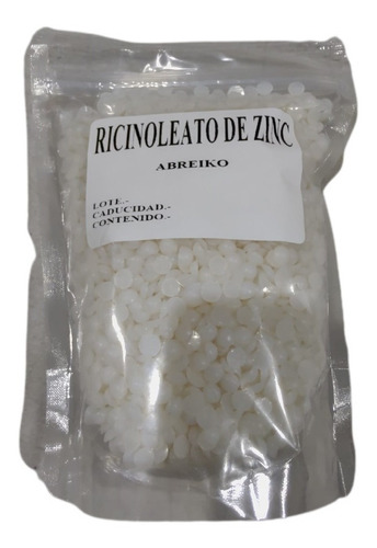 Ricinoleato De Zinc 250 Gramos Fragancia Neutra