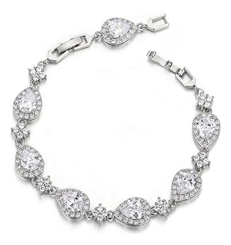 Pulsera De Cristales Para Novias Y Damas De Honor