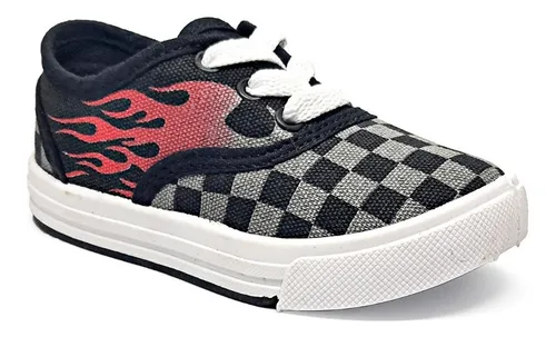Zapatillas Para Ni os Pups Acordonadas N uticas Estampadas