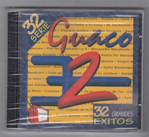 Guaco 32 Grandes Exitos 2 Cd´s Original Nuevo Qqh. Mz