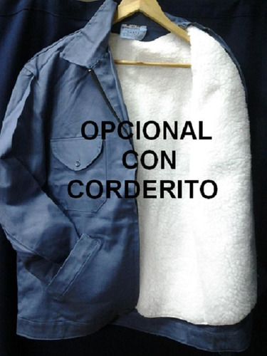 Campera Rufer De Gabardina Sanforizada Azul Beige 48al54