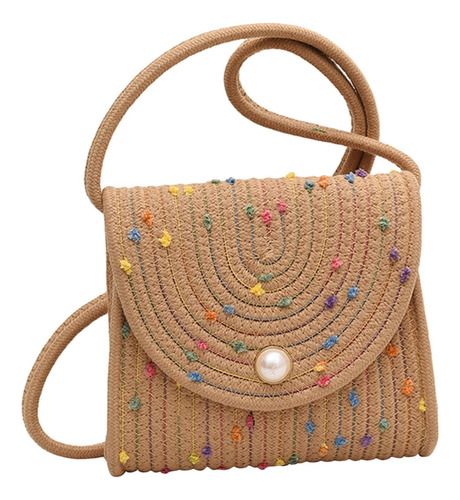 Bolso Bandolera Para Mujer, Playa De Bolas De Colores Caqui