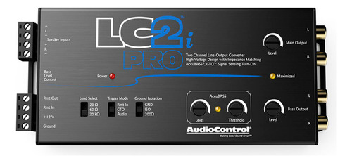 Controlador De Bajos Audio Control Lc2i Pro 2 Canales