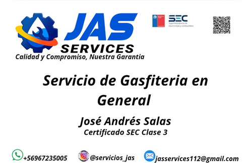 Servicio Técnico Gasfiter Certificado Sec