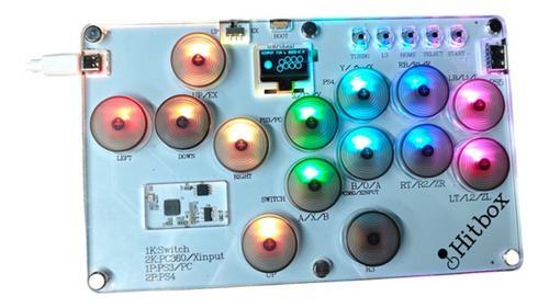 Teclado Tipo Joystick Hitbox Controller Arcade Fight Stick