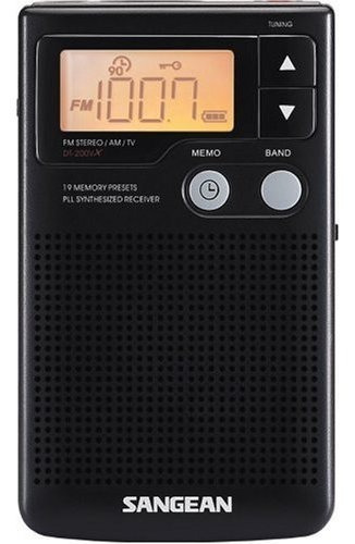 Radio Digital Portátil Sangean Dt-200x Fm/am Estéreo Negro