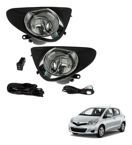 Kit Neblineros Toyota Yaris Sport 2011-2013 / Ampolletas Led