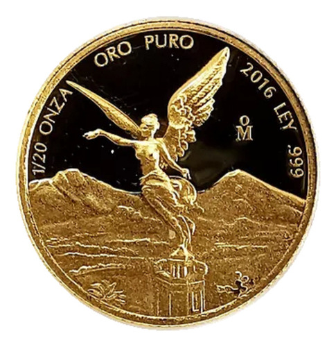 1/20 Onza Oro Puro Libertad Proof 2016 Bu