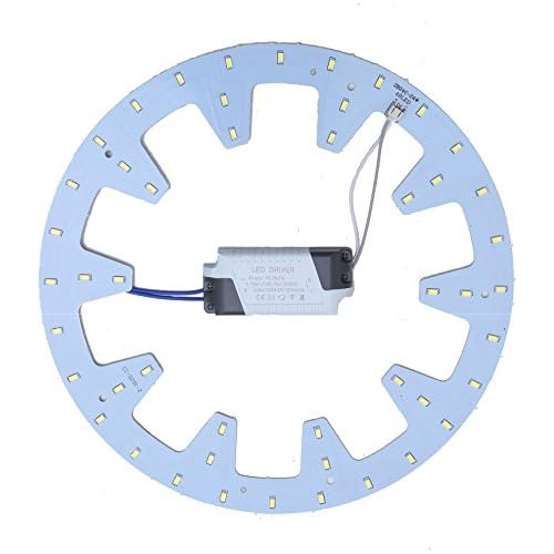 Luminaria De Techo De Panel Led, 24w, 5730 Smd, Círcul...