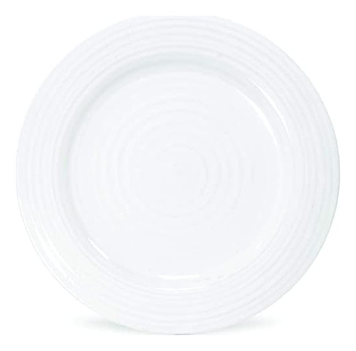 Set 4 Platos Blancos Porcelana 23 Cm Microondas Lavavajillas