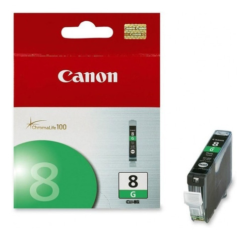 Cartucho Canon Cli-8 Verde, Compatible Con Pixma Ip4200, Ip5