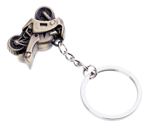 Imagen 4 de 8 de Metal Mini Llavero De Bronce De Motocicleta Accesorios