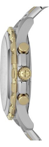 Q Reloj Cronógrafo Dean Pa Serie Fossil Acero Inoxidable Con