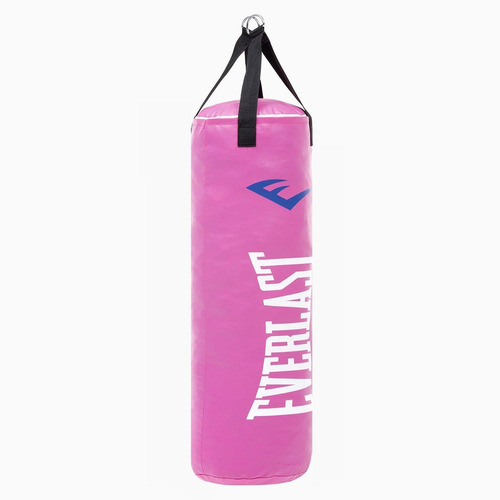 Saco De Boxeo Everlast Powerlock Nevatear Rosado / Blanco 10