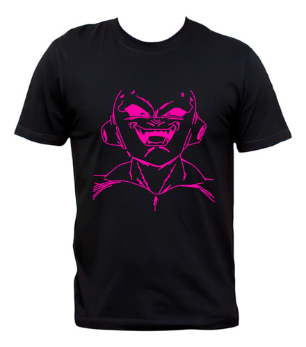 Remera Negra Dragon Ball Z Super-boo Majin Boo Malvado Animé