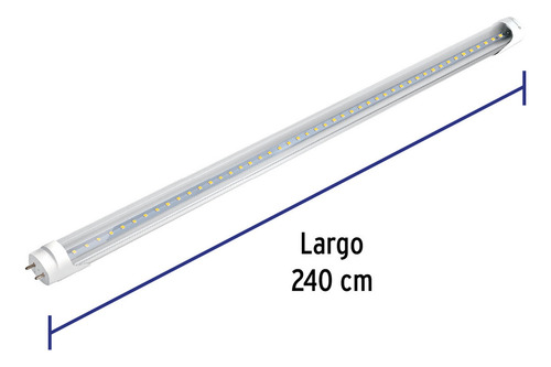 Tubo Led T8 36 W Base G13 Pantalla Policarbona Volteck 49310