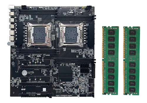 Placa Base X99 De Doble Socket Lga2011-3 Placa Base De Doble