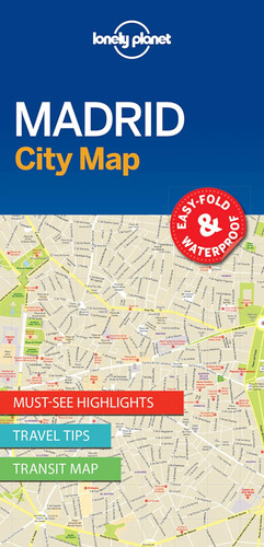 Libro:  Lonely Planet Madrid City Map 1