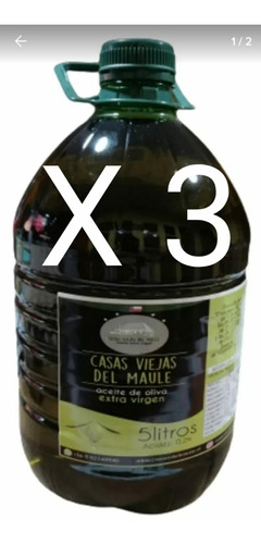 Aceite De Oliva Extra Virgen Casas Viejas Del Maule Pack 15l