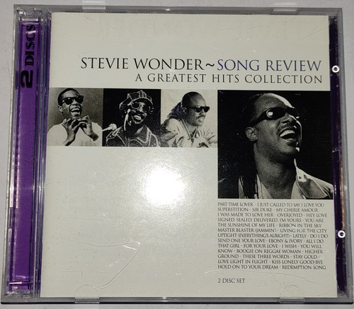 Stevie Wonder - A Greatest Hits Collection 2 Cd's 1996 Usa