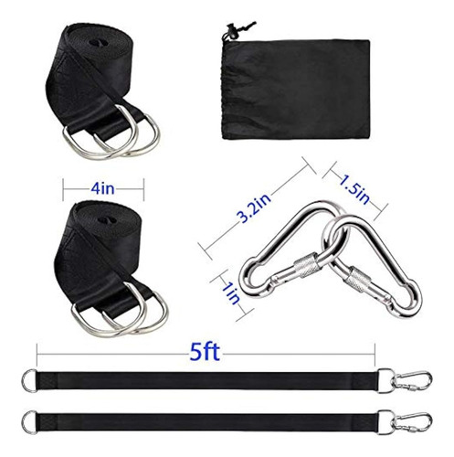 Correas Extra Largas De 5 Pies Para Columpios Y Hamacas