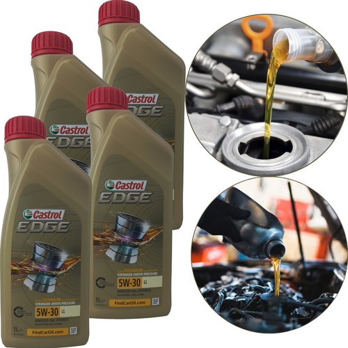 4 Litros Óleo De Motor Sintético 5w30 Ll Edge Amarok Castrol