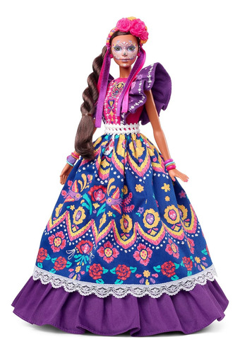 Barbie Signature Día De Muertos, Muñeca De Colección De Jugu